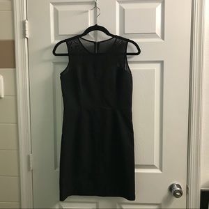 Black Mesh Top Dress